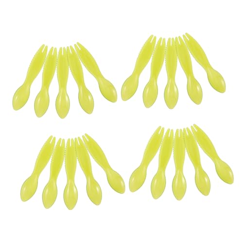 UTHCLO 20pezzi Cucchiaio Kiwi Multiuso Plastica Riusabile Utensile Da Cucina Per Pelare e Dividere Frutta Per Kiwi Pesche Limoni e Arance