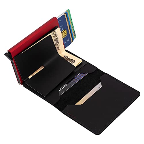 Image of Secrid Slim Wallet Original Leather With Rfid Safe Card Case