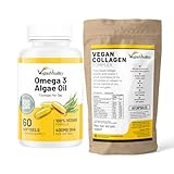 Vegan Vitality Collagen and Omega 3-2 Months Supply - Vitality & Radiance