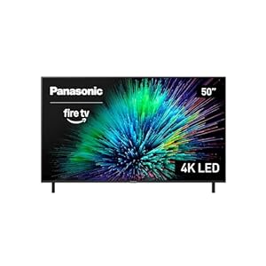 Panasonic W70 Series (2025 Model) 50″ LED 4K Ultra HD Smart Fire TV, Press & Ask Alexa, Apple AirPlay, HDR10+, HDMI 2.1, and Bluetooth Support – 50W70BP