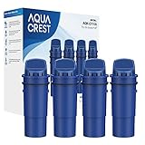 AQUA CREST AQK-CRF-950Z NSF Certified Pitcher Water Filter, Replacement for Pur CRF950Z, DS-1800Z, PPT700W, PPF951K, CR-1100C, CR-6000C, PPT711W, PPT711, PPT710W and More Pur Pitchers (Pack of 4)