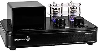 Dayton Audio HTA20BT Hybrid Stereo Tube Amplifier with Bluetooth 4.2 USB Aux in