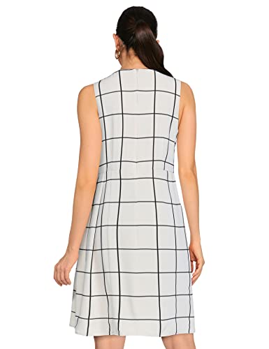 Image of Mode by Red Tape Women's Polyester Shift Midi Casual Dress