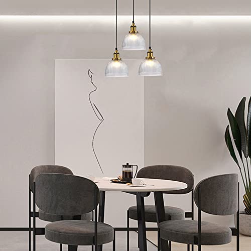 Cuisine île pendentif lumière E27 lustre à suspendre 3 lampes pour couloir - 3