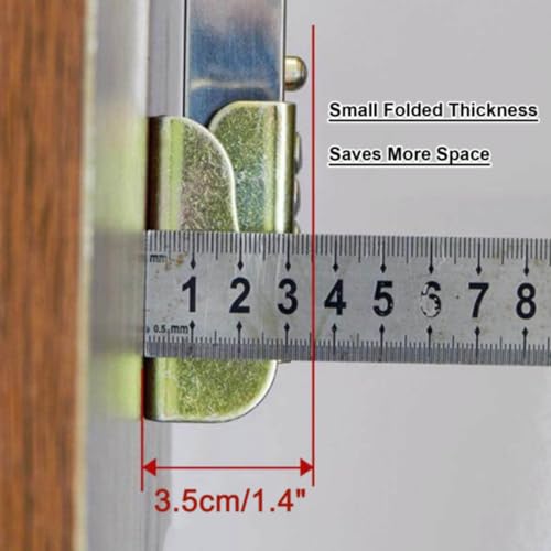 Pied de table pliant en acier inoxydable robuste avec un système de levage push-pull durable