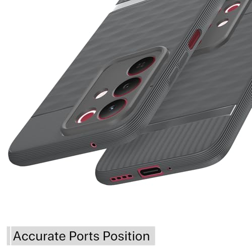 Image of Outlouders Back Cover for Realme Narzo 90X 5G / Realme C85 5G / Realme 15X 5G | Full Camera Protection | TPU Soft Flexible Shockproof Bumper Case (Grey)