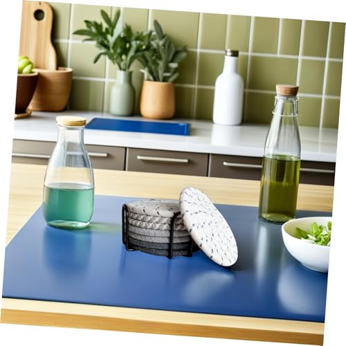 Dessous de verre absorbant avec support COLLBATH et sets de table tressés à la main
