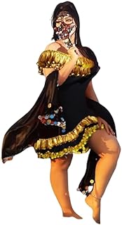 طقم جلابية زفاف اسيندنت من جازيل، مجموعة سوداء من 4 قطع بتفاصيل فاخرة للنساء، مقاس واحد يناسب الجميع، قفطان انيق للمناسبات الرسمية والاحتفالات، ملابس تقليدية