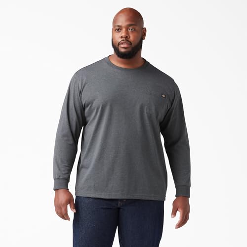 Image of Dickies Men's Big and Tall Long Sleeve Heavyweight Crew Neck