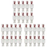 Flaroey 30 Stück Netzwerkstecker Werkzeuglos RJ45 CAT6 LAN UTP Kabelstecker Ohne Werkzeug CAT5 CAT7 Installationskabel Patchkabel Werkzeug