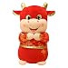 Muabobo 2019 Chinese New Year Pig Zodiac Mascot Dolls Plush Stuffed Animal Toys for Activities Party Gift