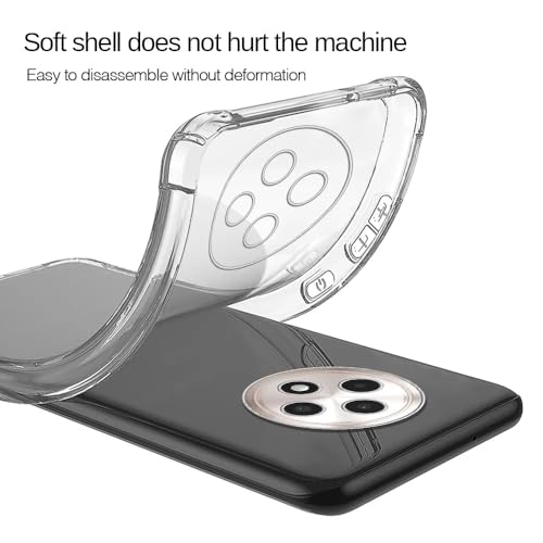 Image of REALCASE Silicone Oppo F29 5G Back Cover Case, Scratch Resistant Protective Crystal Clear Transparent Shock Proof Bumper Back Cover Case for Oppo F29 5G