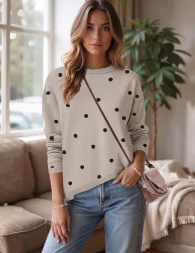 Image of Zeagoo Sweaters for Women Fall Outfits Trendy 2026 Long Sleeve Shirts Bussiness Casual Knit Pullover Sweater Tops
