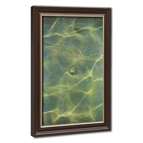 Coquillages verts impression sur toile déco bureau et chambre