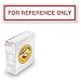 For Reference Only, 1/2" x 2", 4Mil Flexible Vinyl, TC, Vinyl Label, 250 Labels / Box