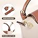 Bag Shoulder Strap, Adjustable Purse Strap Crossbody Replacement for Mini Longchamp Le Pliage,Brown Gold Buckle L