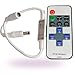 Price comparison product image Ultra Slim Wireless Remote Dimmer Controller for Single Colour LED Strip with DC Jack, 12V-24V for All dimmable LED Strip