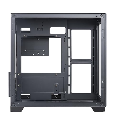 IONZ KZ-900 Dual Dynamic Mini Lite Gaming case M-ATX | Tempered Glass With Maximum Access to all Components | includes 3 x 120mm ARGB Fans - Image 5