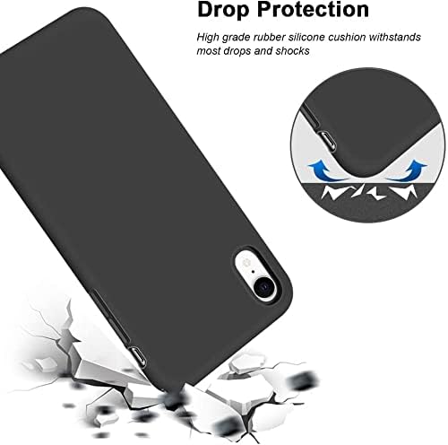 Miniatura 4 de Funda para BLU G91S G0550WW (6.8"), HGJTF Ultra Delgada Negro Suave Silicona Anti-Caída, Funda Protectora Antigolpes TPU Bumper Antideslizante