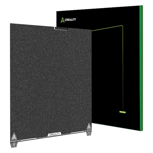 Creality Official K2 Plus Build Plate, 370x370mm Textured PEI Sheet Magnetic Flexible Removable Spring Steel 3D Printer 