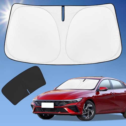 Sun Shade Sunshade for Hyundai Elantra 2021-2024 2025 2026 Windshield Cover, 4-Layer Front Window...