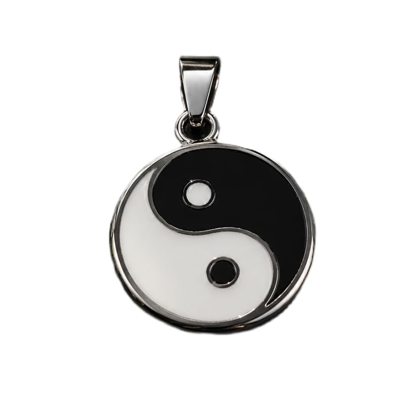 lkbeads Stainless Steel Balance Symbol 27X27mm Pendant Silver Plated Charm Necklace Without Chain Handmade For Men & Women Power Symbol Meaningful Jewelry |LK_SSC_0282-picture-31