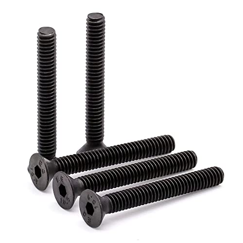 5/16-18 x 1/2" (16 pcs) Flat Socket Cap Screws, Black Oxide Finish, 10.9 Grade Alloy Steel - Image 4