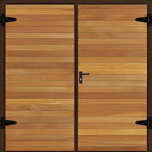 Piutouyar 6Pcs T Strap Hinges 2 Inch, Tee Hinge Heavy Duty T Hinge Barn Door Hinges Black Shed Door Hinges Gate Hinges For Wooden Fences Wrought Hardware Iron Rustproof #TOP6