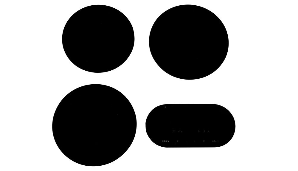 NOVY 1791 Incasso A induzione Nero piano cottura