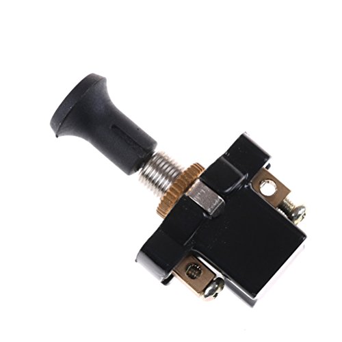 Interrupteur on-off 12V longue tige commutateur robuste push pull étanche