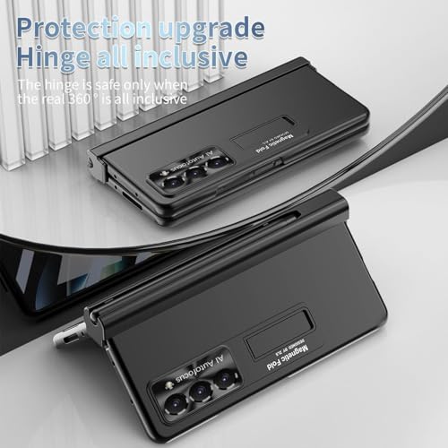 Coque pour Z Fold 3 avec charnière et protège-écran S Pen