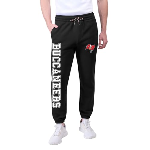 Pantalon de jogging NFL Ultra Game en polaire noire pour homme taille 31-35