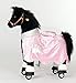 Produktbild PonyCycle Inline Animals Black Beauty by Modell 2020 (U-426), Größe M , ohne Sound, mit Decke & Zügel inklusive, Farbe:Rosa