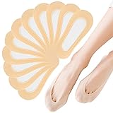 FEPITO 10 Pairs Women No Show Socks Non Slip Invisible Ultra Low Cut Socks for Boat Shoes Sneakers...