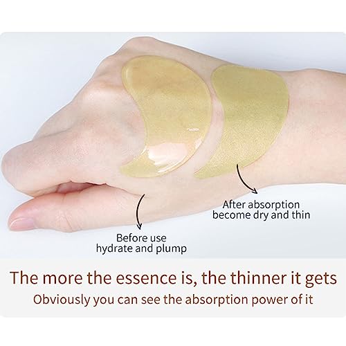 Avocado Eye Pads Pack of 60, Avocado Eye Mask Against Dark Circles and Puffiness, Eye Pads Against Wrinkles Moisturising, Nourishing Eye Treatment Mask – Bild 6