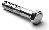 Newport Fasteners 1/4 inch x 2-1/4 inch Hex Cap Screw 18-8 Stainless Steel (Quantity: 100 pcs)...