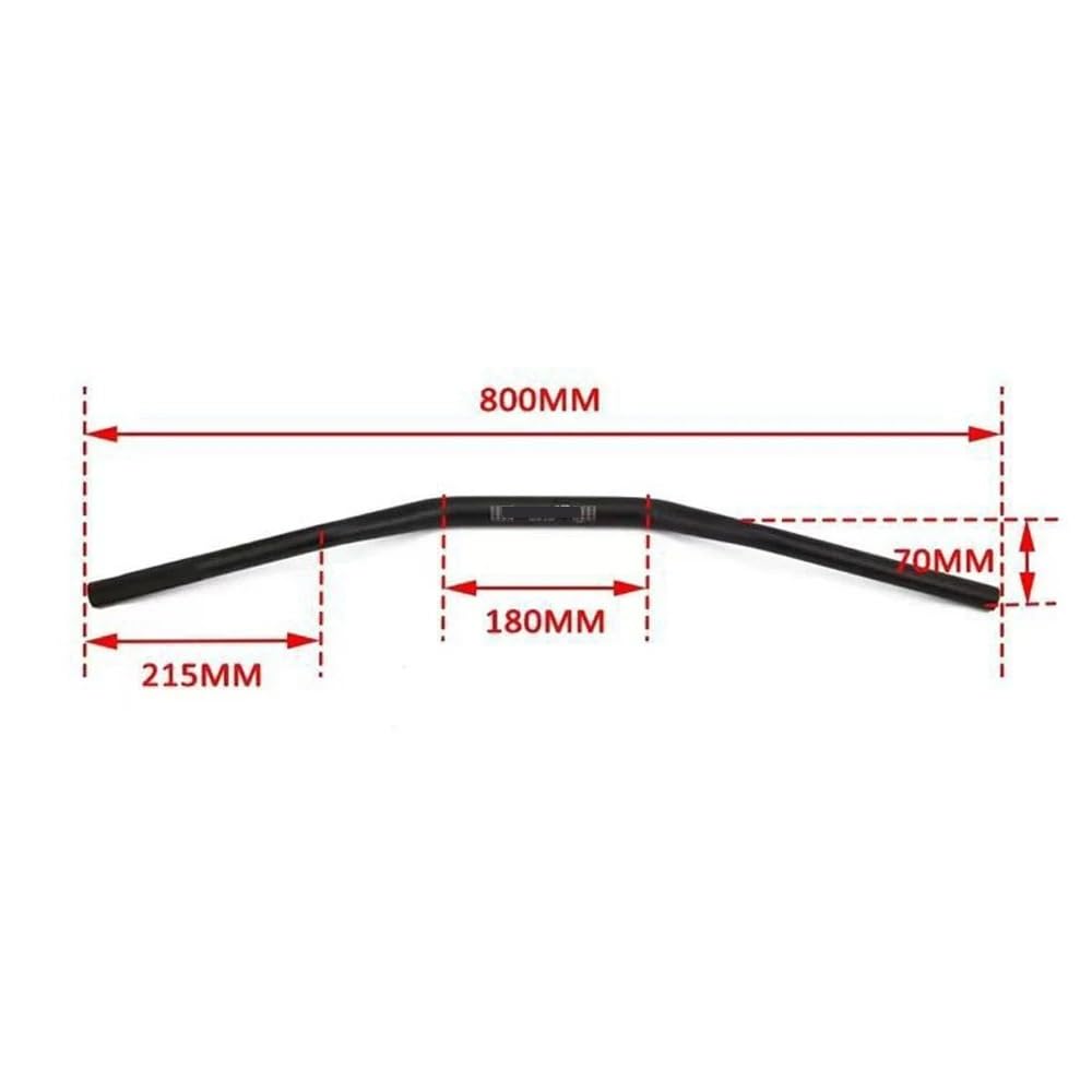 manubri moto Per Kawasaki Per Suzuki Manubrio Fat da 1-1/8" | Manubrio moto 22mm 28mm Racing Dirt Pit Bike universale