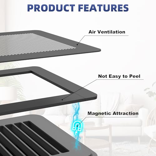 Magnetic Vent Cover, 3 Pack 5" x 13" for Floor, Wall & Ceiling Register - image 3