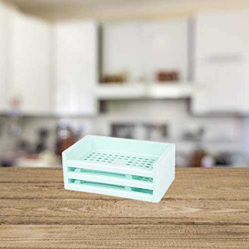 Cabilock Bandeja organizadora de documentos para mesa, acessórios, bandeja de papel, cosméticos, maq