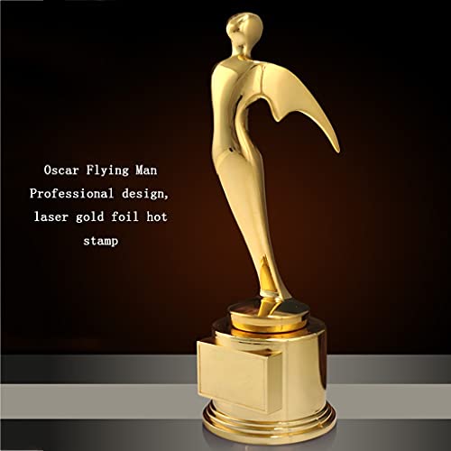 Trofeeën Metalen Trofeeën High-end Aangepaste Kleine Vliegende Mannen Trofeeën Metalen Kleine Gouden Mannen Medailles Evenement Prijzen Souvenirs - Image 4