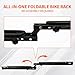 Terriplaze Roof Bike Rack Mount for Car & SUV, Foldable Upright Bicycle Carrier with Two Arms, 1-Bike Rooftop Carrier, only for Removable Roof Crossbars
