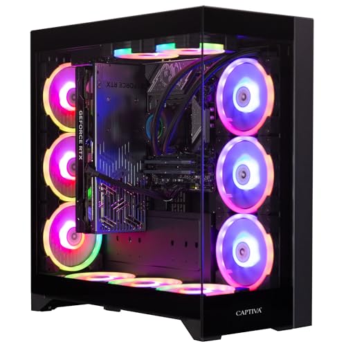 CAPTIVA PC Ultimate Gaming R90-346 (Ryzen 9 9950X3D/RTX5090 32GB GDDR7/SSD 2TB/64GB/WLAN/Windows 11 Home 64-bit) DDR5-SDRAM NVIDIA GeForce RTX 5090 Nero