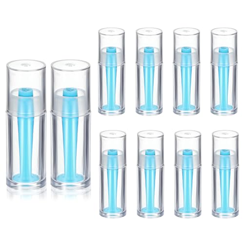 10PCS Hard Contact Lens Remover Tool, Soft Silicone Scleral Lens Inserter, Individually Packaged Hard Contact Lenses Plunger Suction Cup for Removing Contacts Lenses
