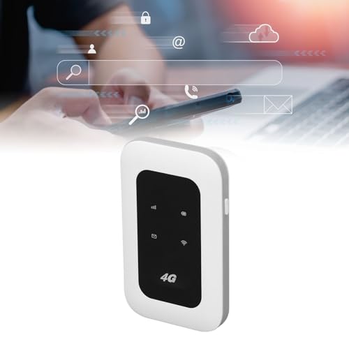 Image of 4G LTE Mobile Hotspot, 150Mbps Portable WiFi Router, 10 User Support, 2100mAh Travel Hotspot for Laptop Car Camping