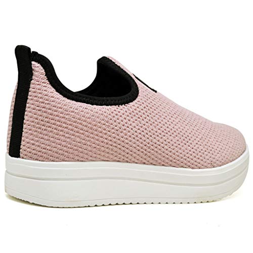 Tênis Meia Flatform Polo Blu Rosa 38