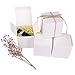 100 Pack 3”x3”x3” White Paper Gift Boxes with 2 Bundles of Twine for Gifts, Homemade Cupcakes, Crafts or Soap- Wedding Favor Boxes,Gift Boxes by ZMYBCPACK