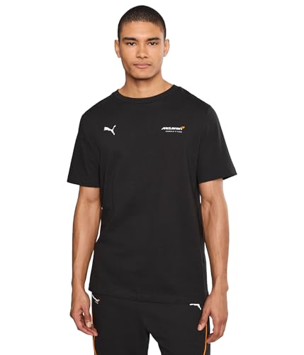 PUMA Mens McLaren Racing Graphic T-Shirt Black Small