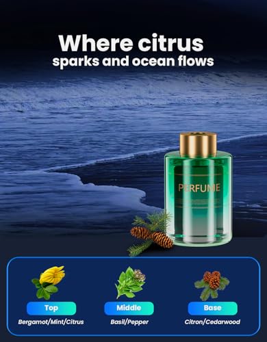 Image of TECXERLLON Smart Car Air Freshener Refill - Ocean, 120ml Long-Lasting