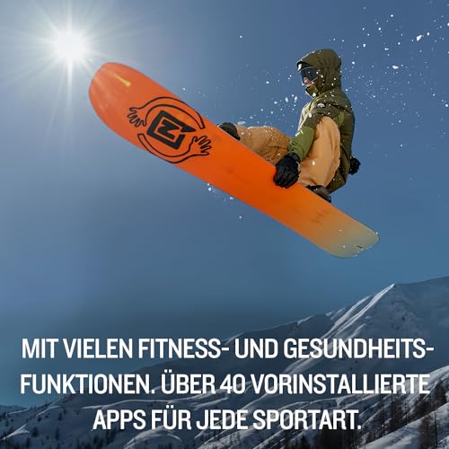 Garmin Instinct 2S Solar Surf - schlanke GPS-Smartwatch mit Wind- oder Kitesurf App, Gezeiteninfos, Surfline Anbindung, bis zu 51 Tage Akkulaufzeit, &uuml;ber 40 Sport-Apps