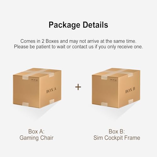 GTPLAYER Racing Simulator Cockpit with Seat and Bluetooth Speakers, Racing Style Reclining Seat and Ultra-Sturdy Alloy Steel Frame (Red)